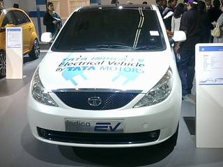 Tata Indica Vista Electric unveiled at Auto Expo 2010